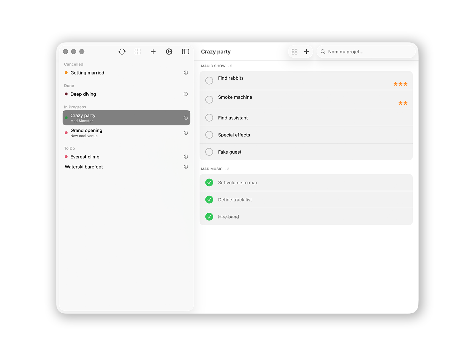 OdooProjects screenshot